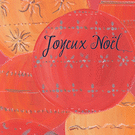 Joyeux No&euml;l avec boules color&eacute;es festives